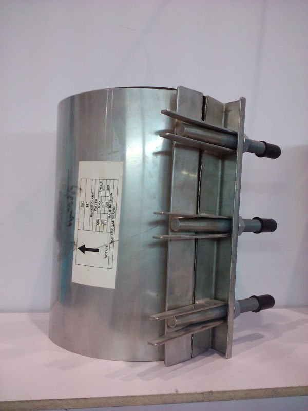 China Factory SS304 Repair Clamps for Broken Water Tube
