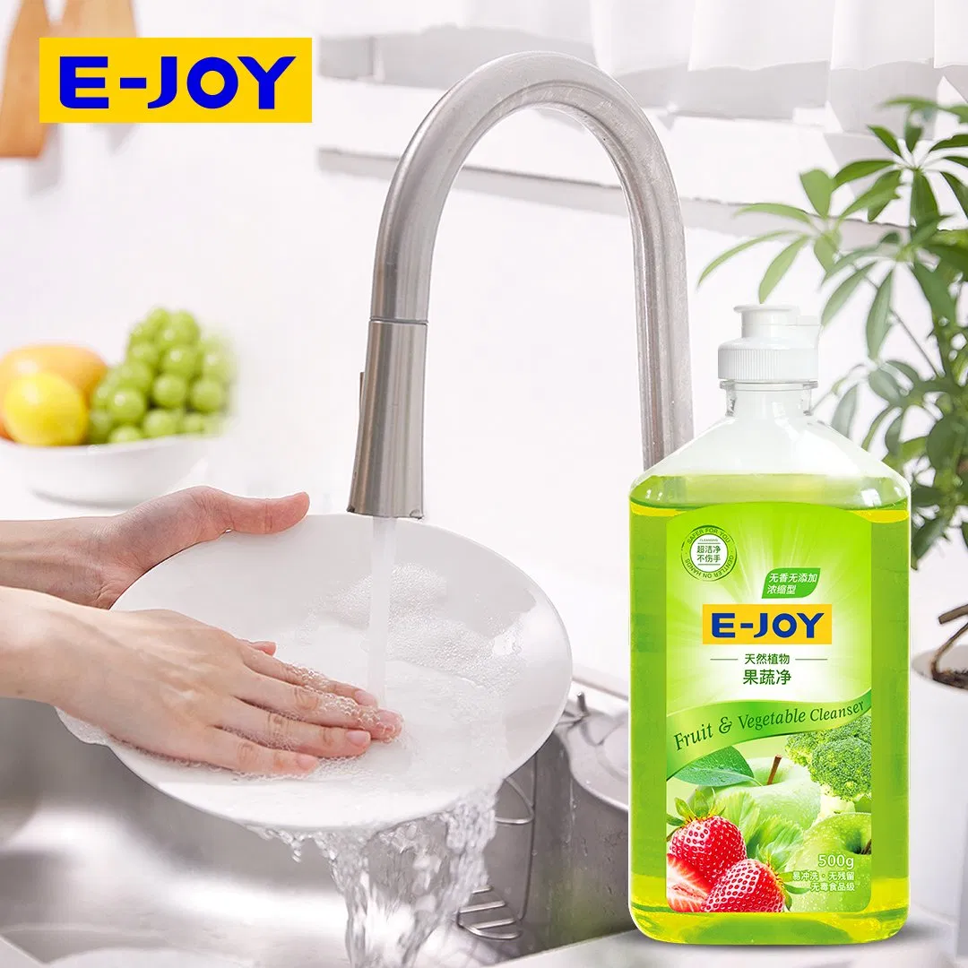 Dishwashing Liquid, Fruit and Vegetable Tableware Cleaner, Functions as Both Dish Soap and Produce Cleaner, Making It Essential for Kitchen Hygiene