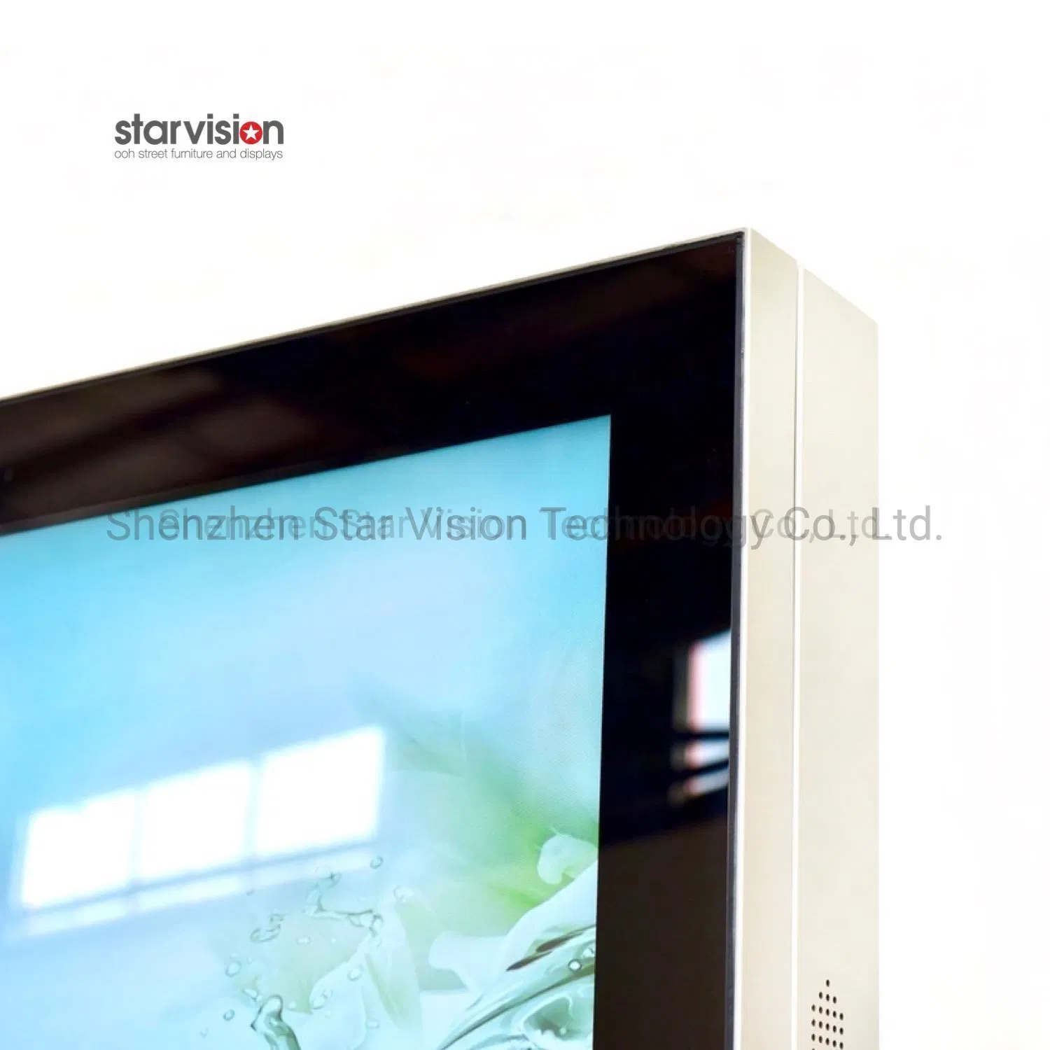 Напольный 75-дюймовый 4K LCD дисплей для рекламы в ТЦ