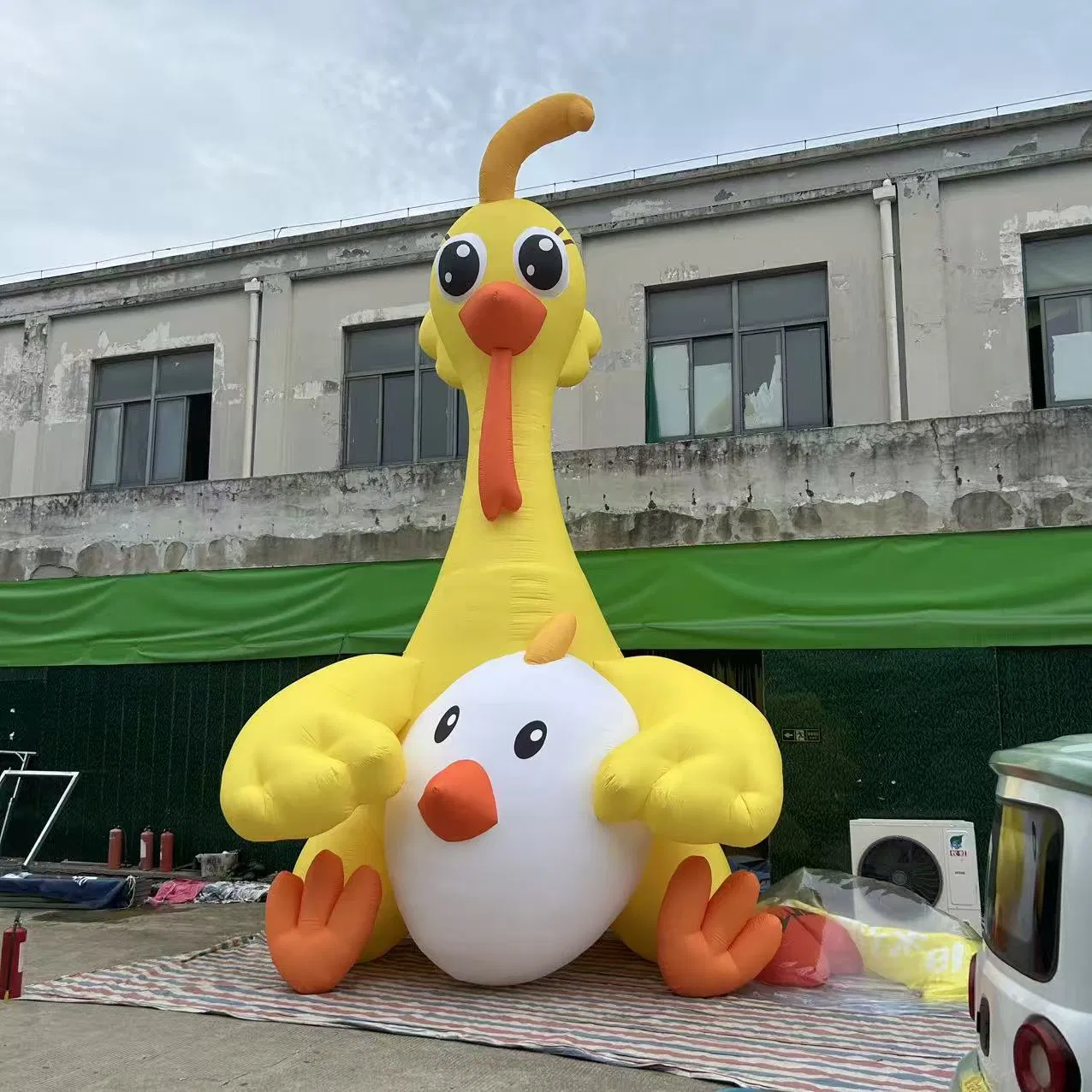 Boyi Custom Advertising Inflatable Chicken Model Holiday Promotion Inflatable Turkey Decoration