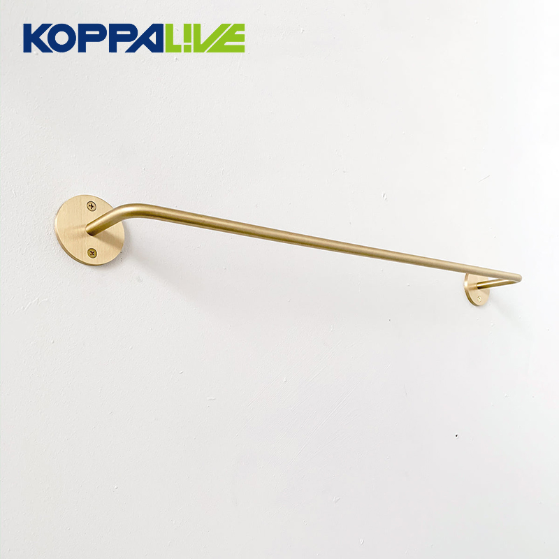Полотенцедержатель Koppalive 60 см, латунь, золото