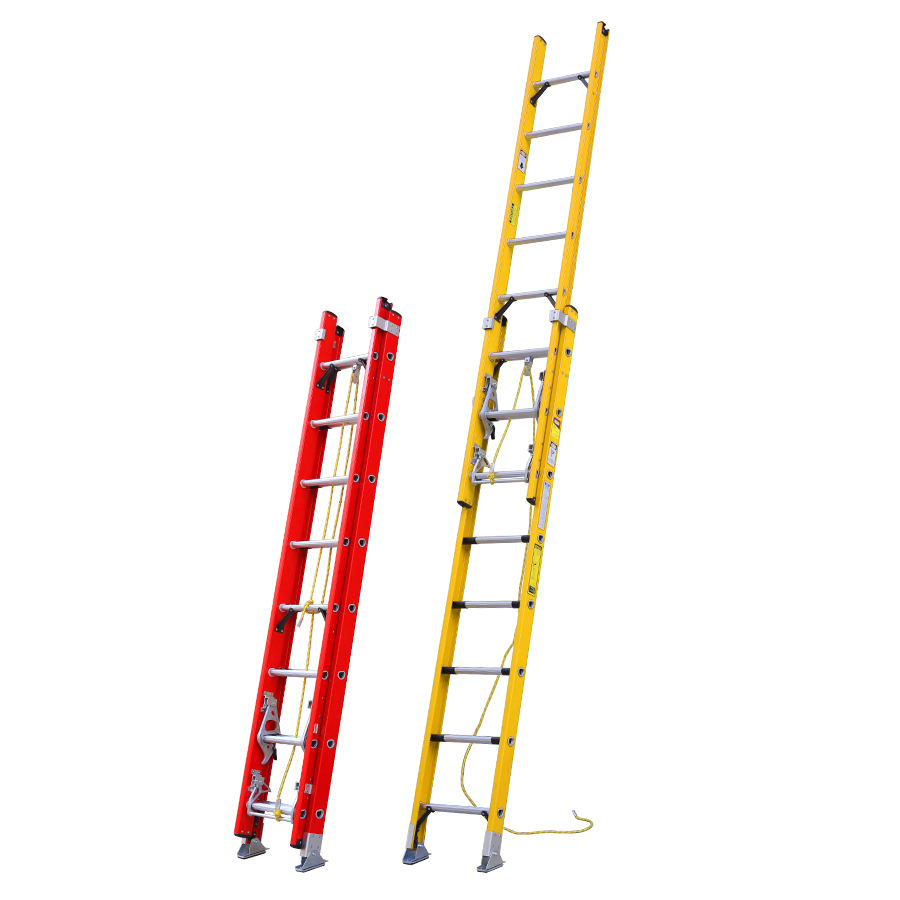 ANSI Folding Ladders Feature and Fiberglass FRP Material Multipurpose Insulated Ladder
