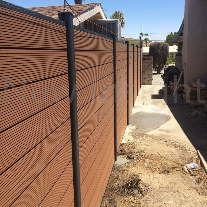 Weather Resistant Wood Plastic Composite Outdoor Privacy Fence Plank Selling Well in Europe and America Fence Panel