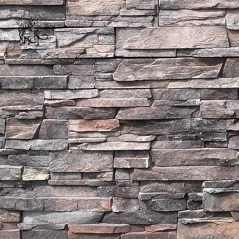 Blve Homedecoration Raw Stone Art Crafts Natural Culture Stone Wall Panel Tiles for Wholesale