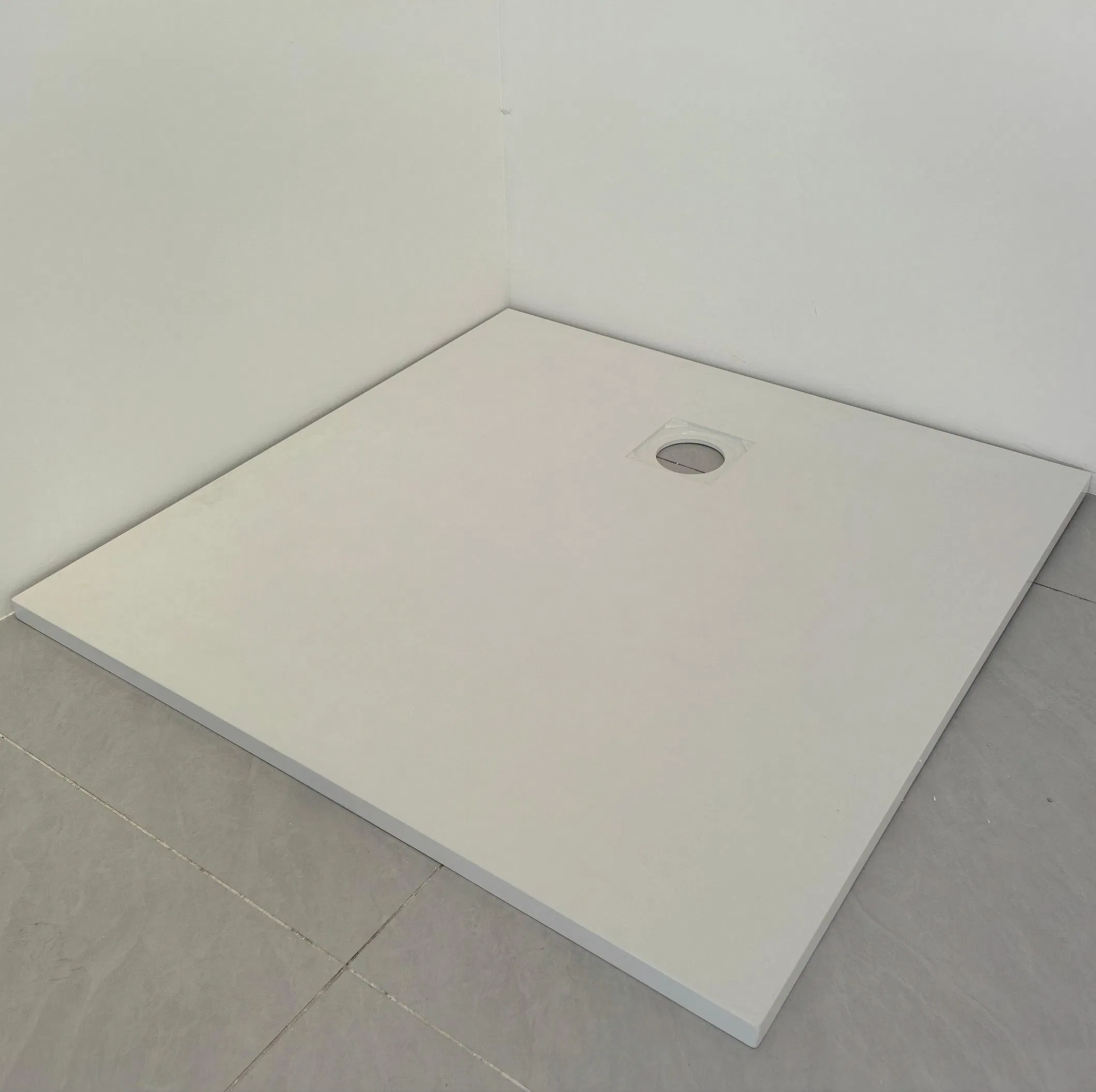 New Design Solid Base Stone Texture SMC Shower Tray