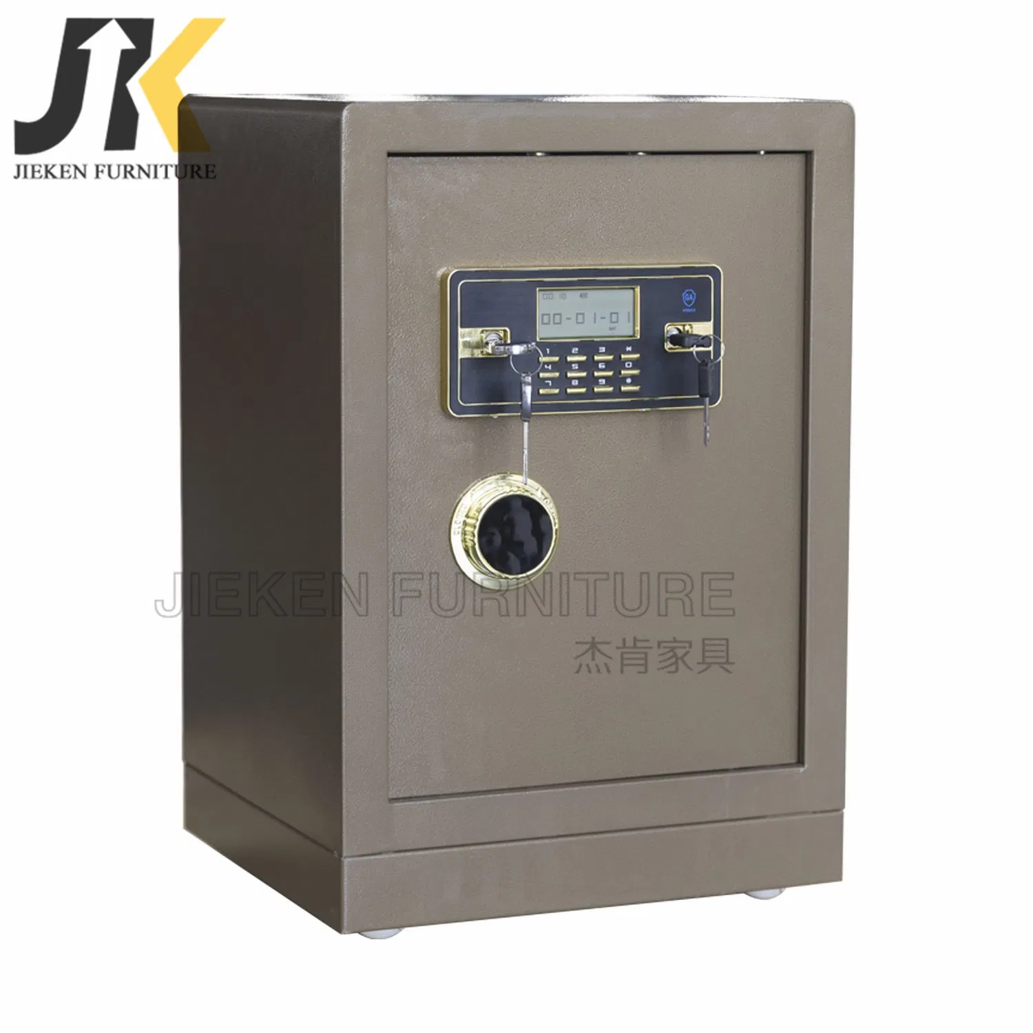 Safe Home Small Double Lock All Steel Large Double Door Password Safe Box Office Anti-Theft Safe Key