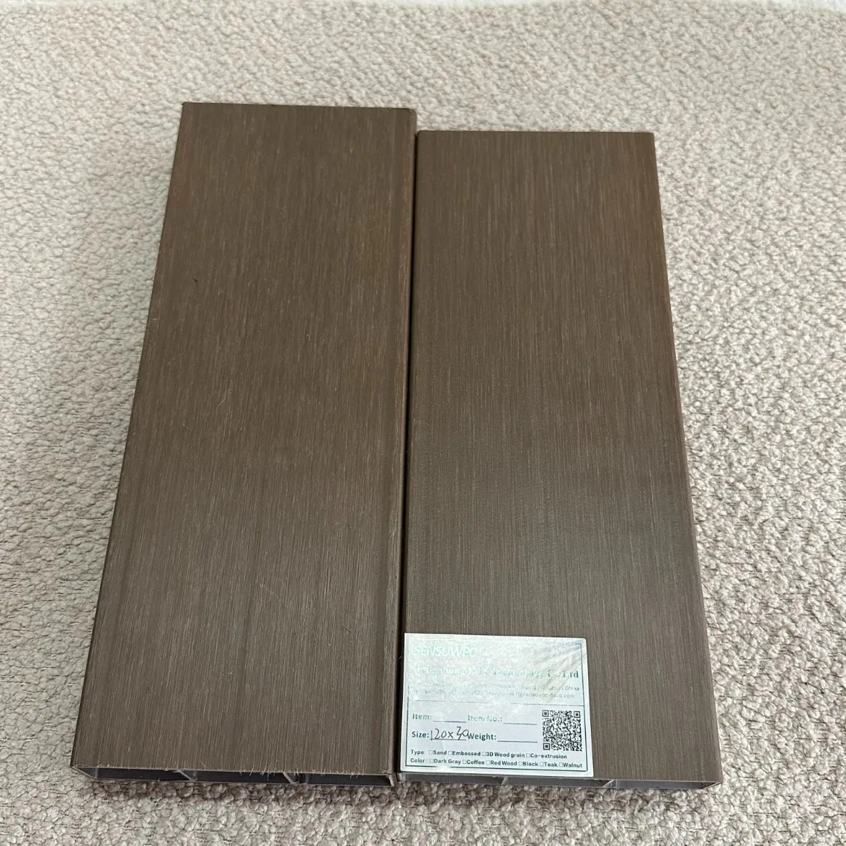 High Performance WPC Louver System 120mm by 30mm Measurements Air Flow Management