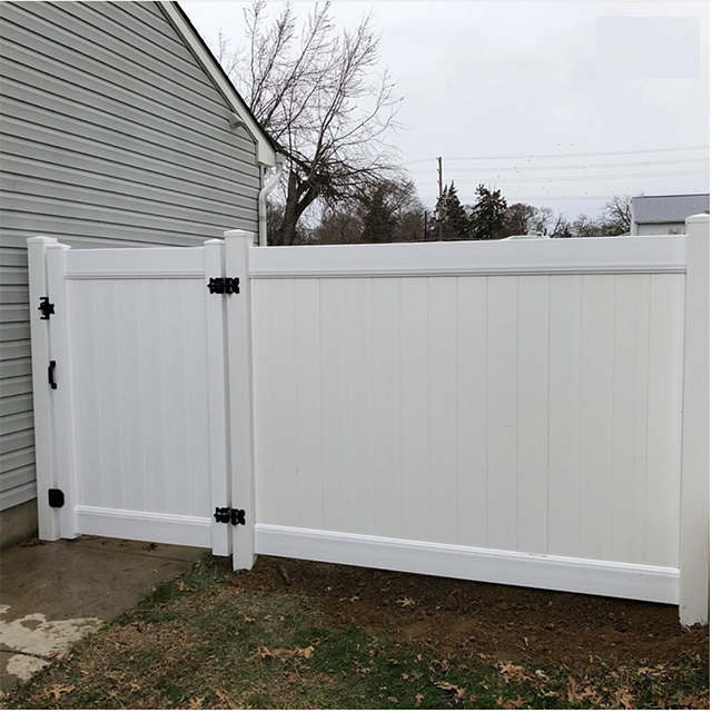 6FT. Hx8FT. W Premium Virgin Vinyl PVC Privacy Fence Panels White