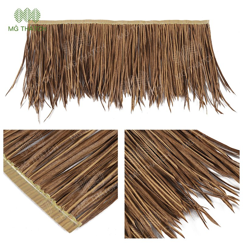 10 Meters Length Flame Resistant African Synthetic Artificial Reed Thatch Roll China Supplier