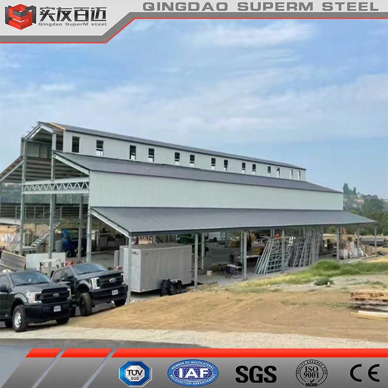 Prefab Hot DIP Galvanized Steel Structure Barn House