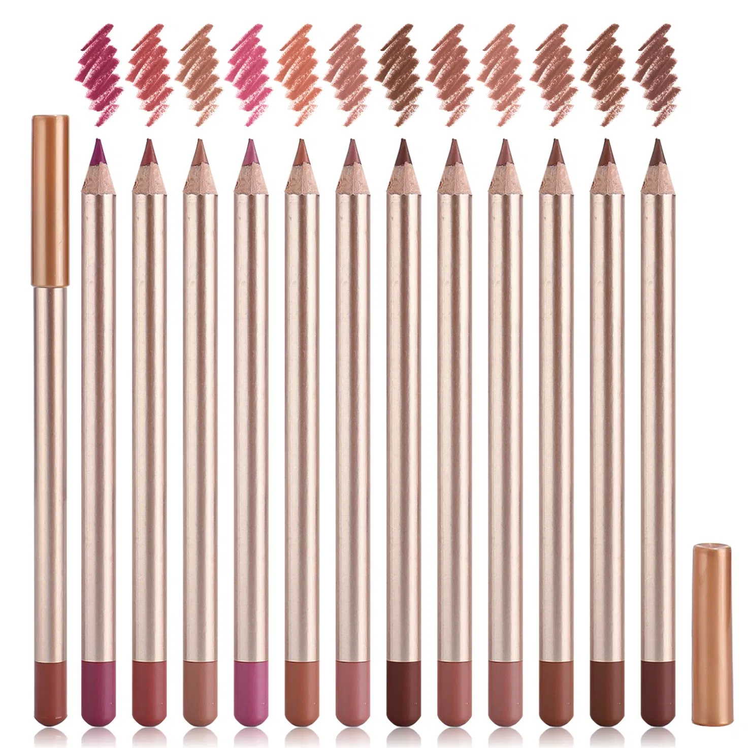 Hot Selling Waterproof Long-Lasting Lipliner High Pigment Lip Contour Cream Lip Liner Pencil