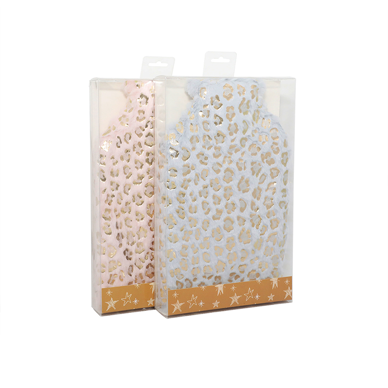 Premium Classic Hot Water Bag Natural Rubber Medical Hot Water Bottle with Animal Cover