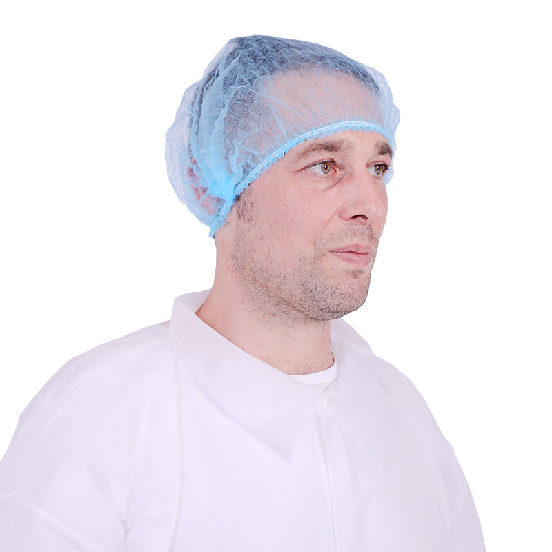 Fresh 100 Pieces Disposable Non-Woven Clip Caps Mob Caps Hairnets Head Cover