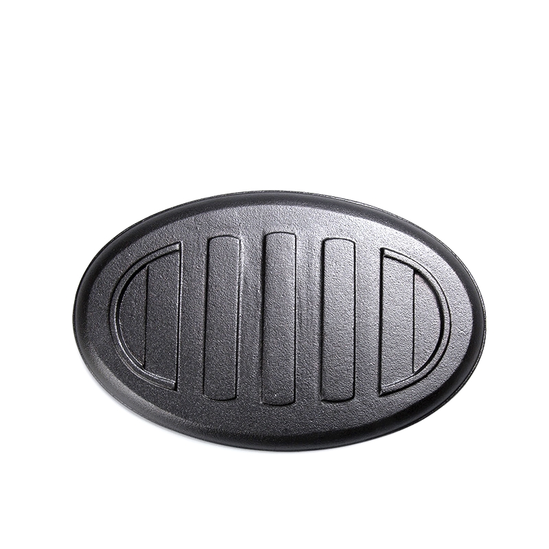 Чугунная сковорода фахита с деревянной подставкой