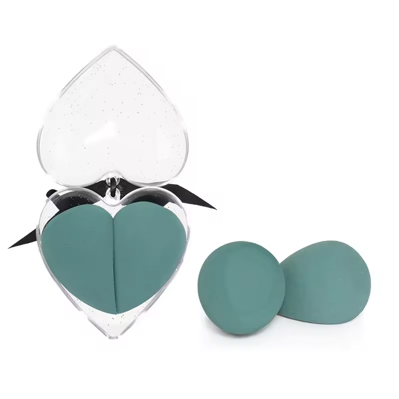Ditong Heart Shaped Cosmetic Egg Puff