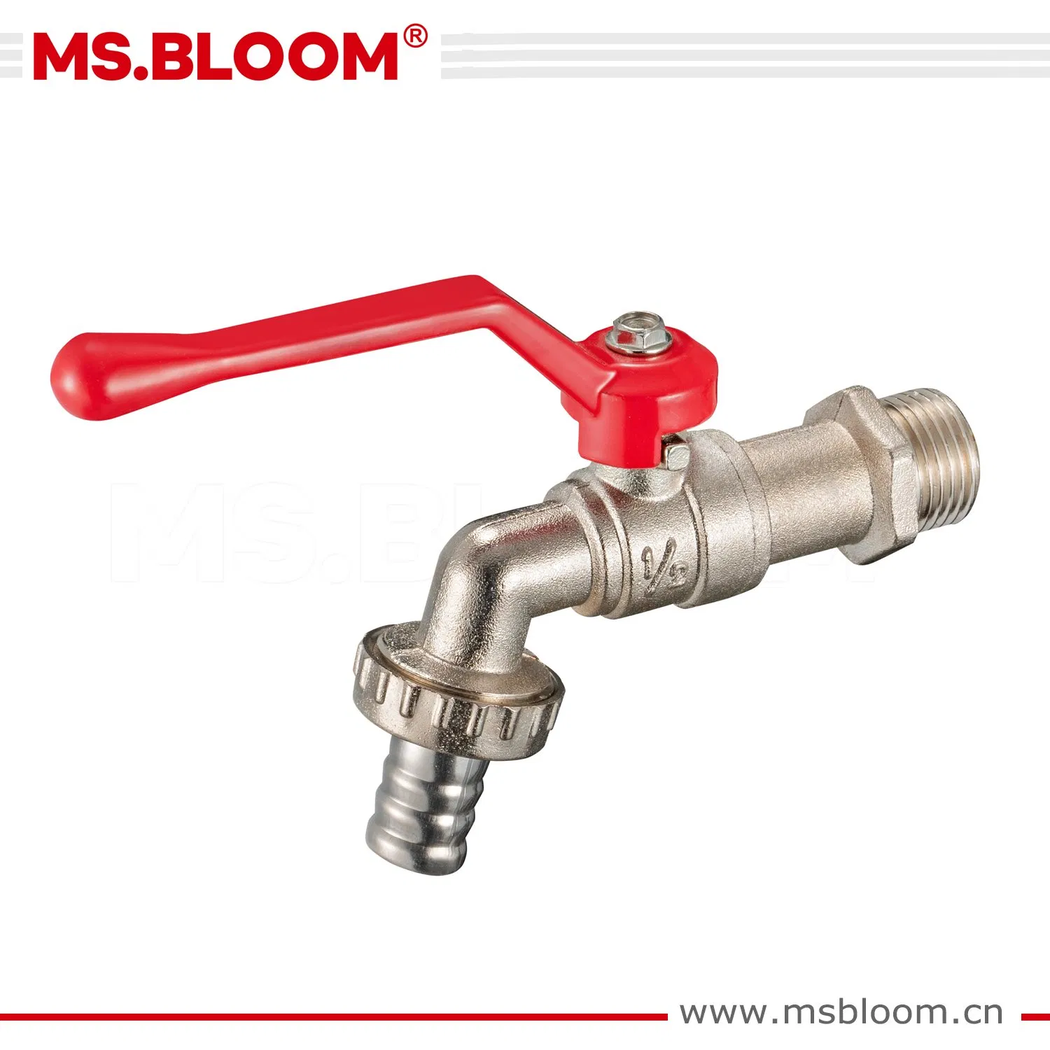 Forged Brass Lever Handle Bibcock with Nickel Plating