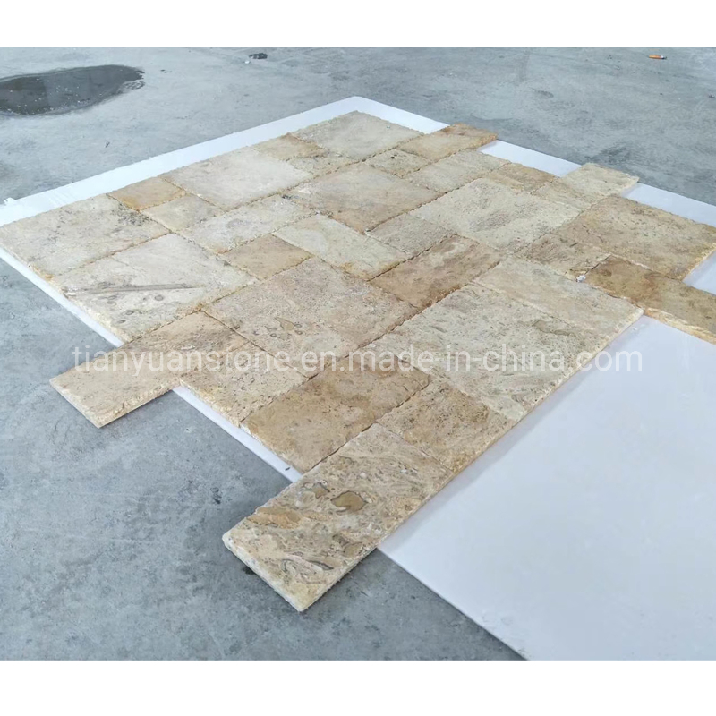 Polished/Honed/Flamed/Antique Beige Limestone French Pattern Floor Tile