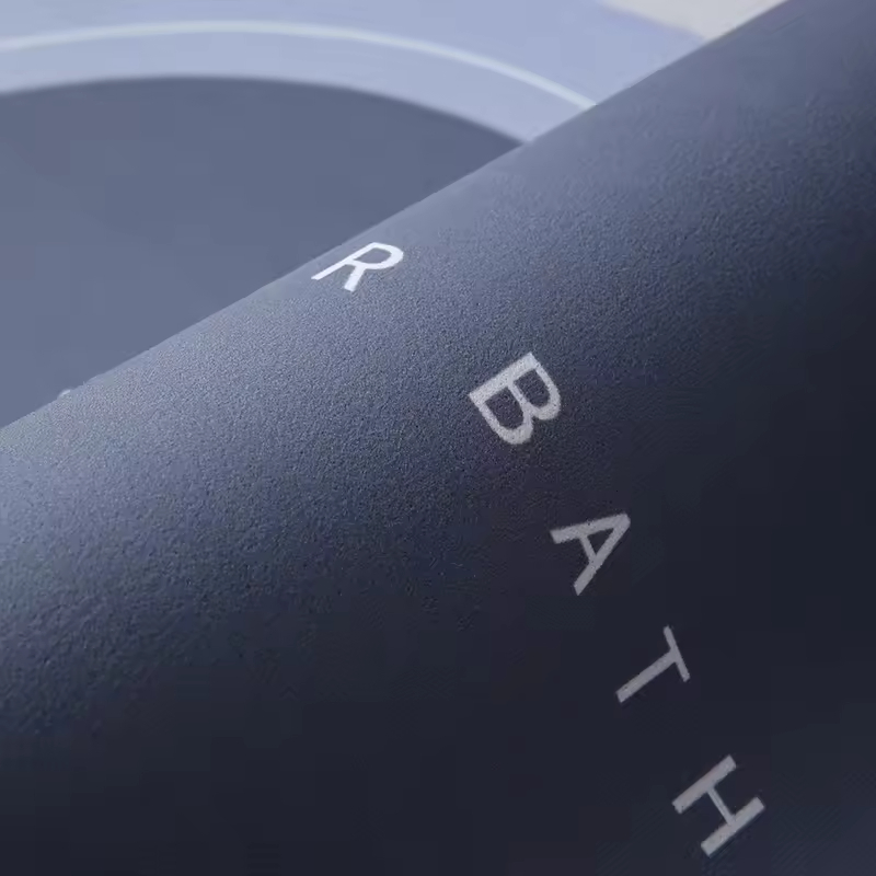 Custom Logo Bathroom Non Slip Floor Mat Absorbent Quick Dry Earth Bathroom Mat Bath Mat