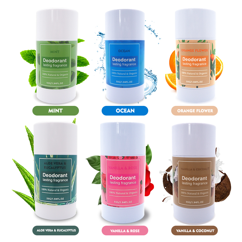 Beauty Cosmetics Skin Care Natural Organic Mint Underarm Deodorant Stick