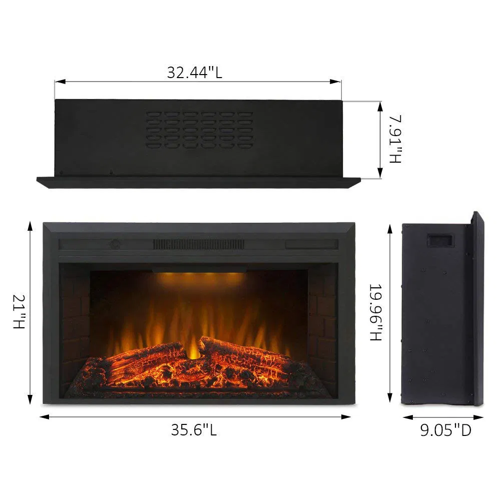 Factory Price Electric Fireplace APP Remote Control Home Heater