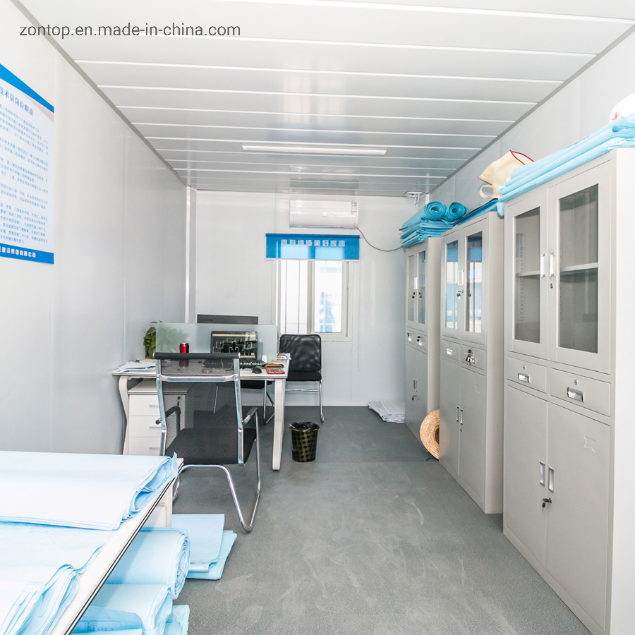 Factory Supply Hight Quality Steel Frame Modern Luxury Modular Prefabricated Prefab Mobile Container House Sales with Glass Wall for Office
