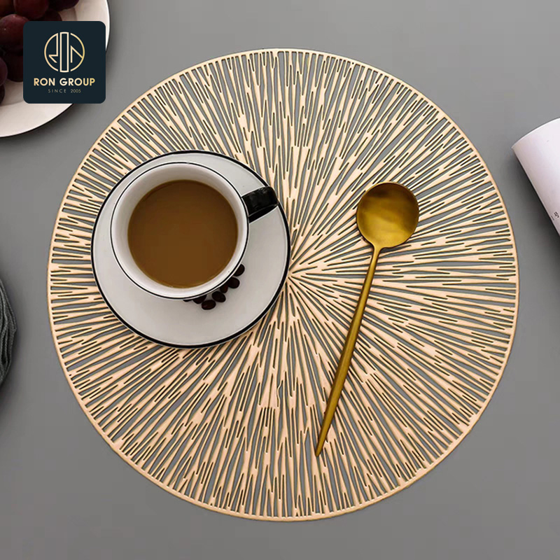 Wholesale Washable Waterproof Anti Slip Ins Placemat for Dining Restaurant Hotel Coffee Shop