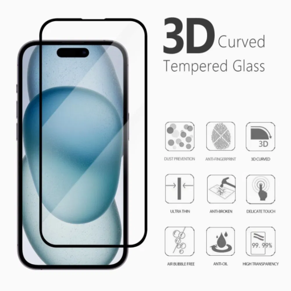 Wholesale HD 3D Full Cover Screen Protector Shatterproof Tempered Glass Protector