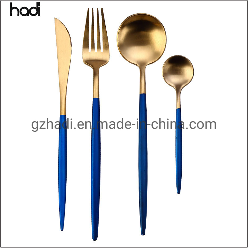 Guangzhou Wholesale Spoon and Fork Factory Bulk Tableware Dinner Silver Thailand Stainless Steel Flatware Set Cutlery for Sale