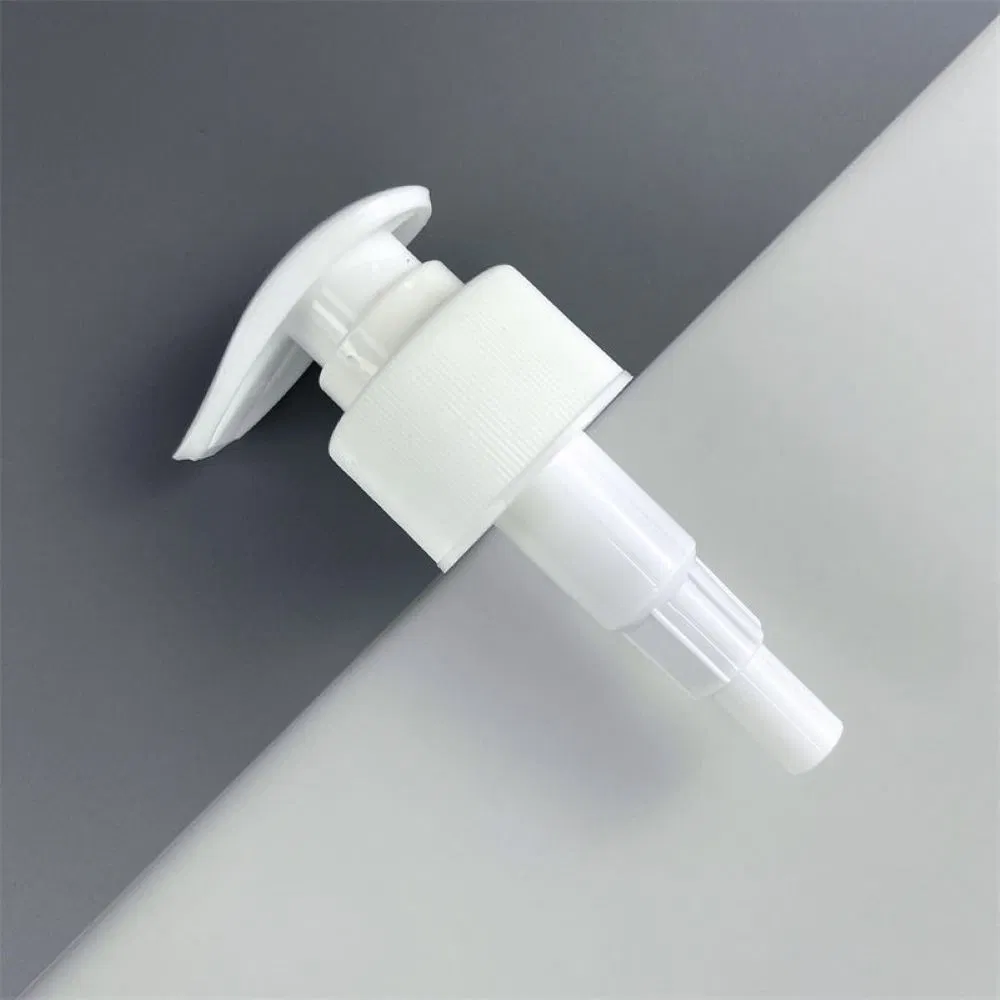 Chinese Factory 28/410 White Plastic Liquid Pump Dispenser Pump Smooth Closure Shampoo Lotion Pump for Cream Foam Spray Bottle Stopper