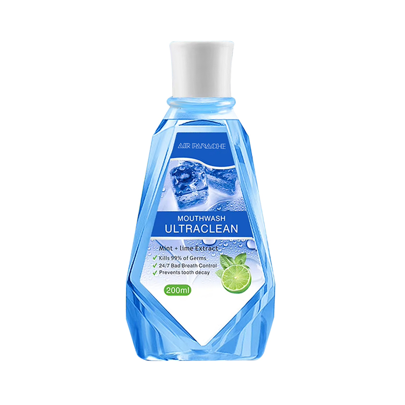 OEM/ODM Private Label Portable Travel Size Alcohol-Free Cool Mint Mouthwash Natural Antiseptic Oral Care Fresh Breath Mouth Wash