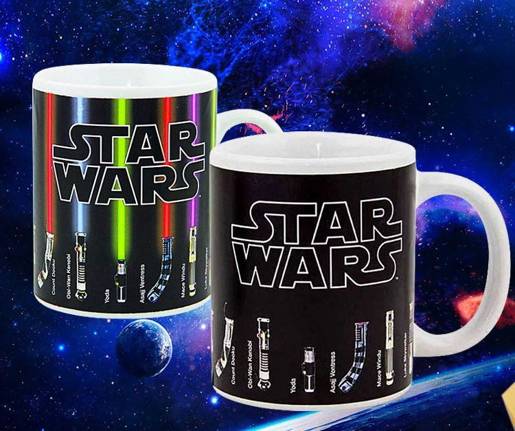 Ceramic Color Changing Mug Mug Printing Star Wars Patterns Ins Wind Heat Transfer Logo Image Color Changing Mugs
