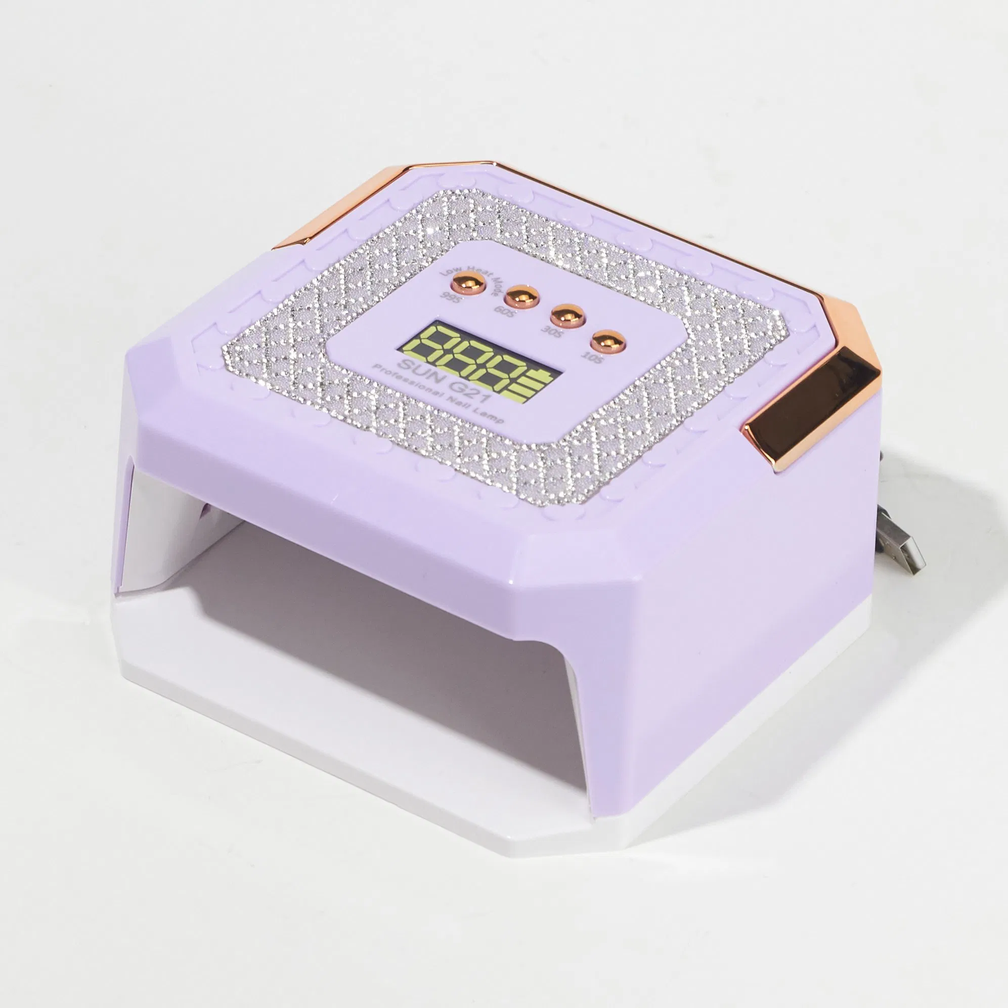 2026 New USB Rechargeable Non-Harmful UV Nail Lamp with Safety Battery
