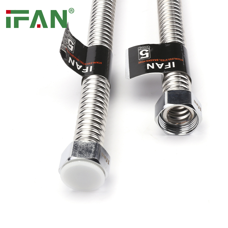 Ifan Manufacturers Flexible Metal Hose Corrugated Stainless Steel Pipe 30-60cm Flexible Hose