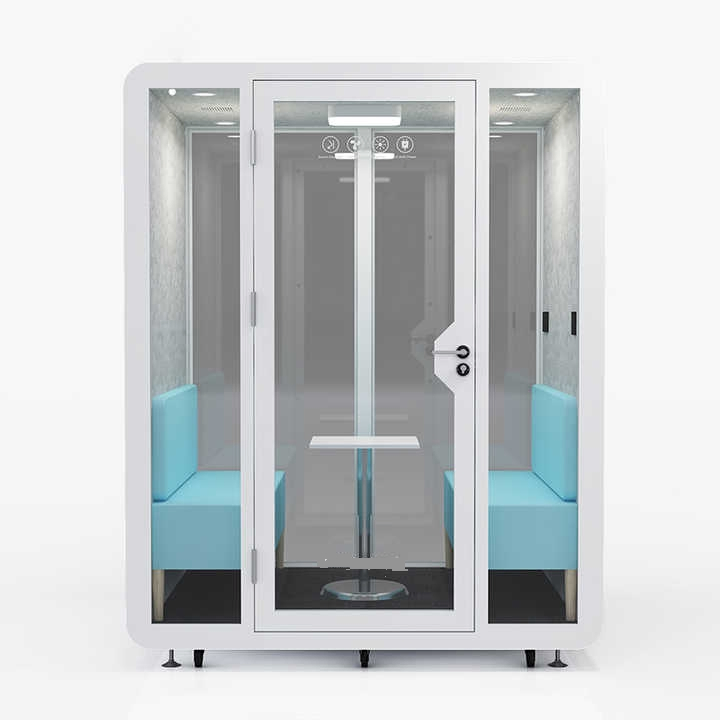 Office Pod Easy-to-Assemble Steel Frame Modern Sound Proof Offic Acoustic Soundproof Features for Office Building Outdoor Soundproof Cabins