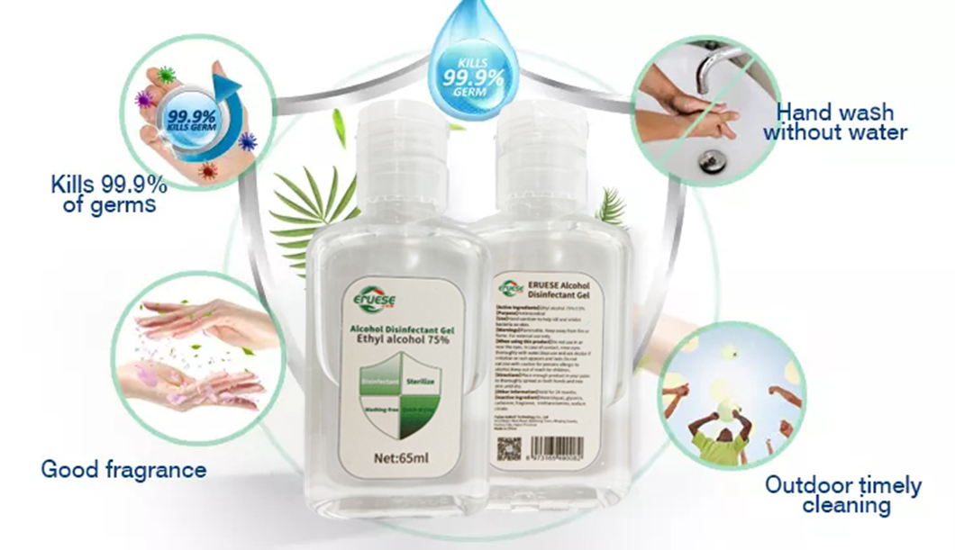 MSDS Scented 300ml 75% Alcohol Hand Sanitizer Gel
