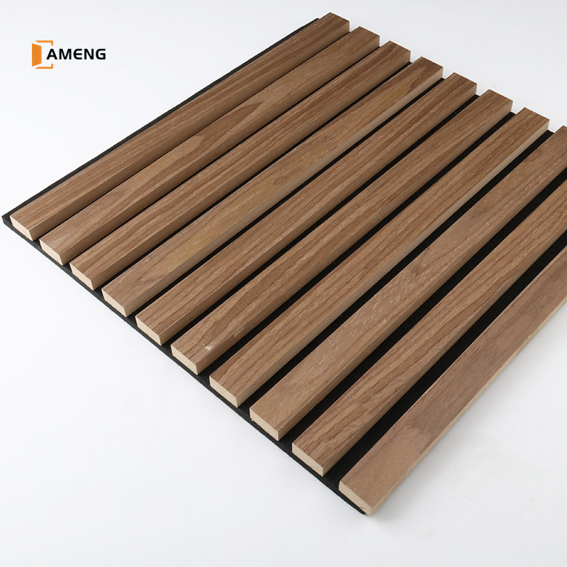 Contemporary Style Decorative Acoustic Panels Sound Absorbing Soundproof Wood Wall Panel