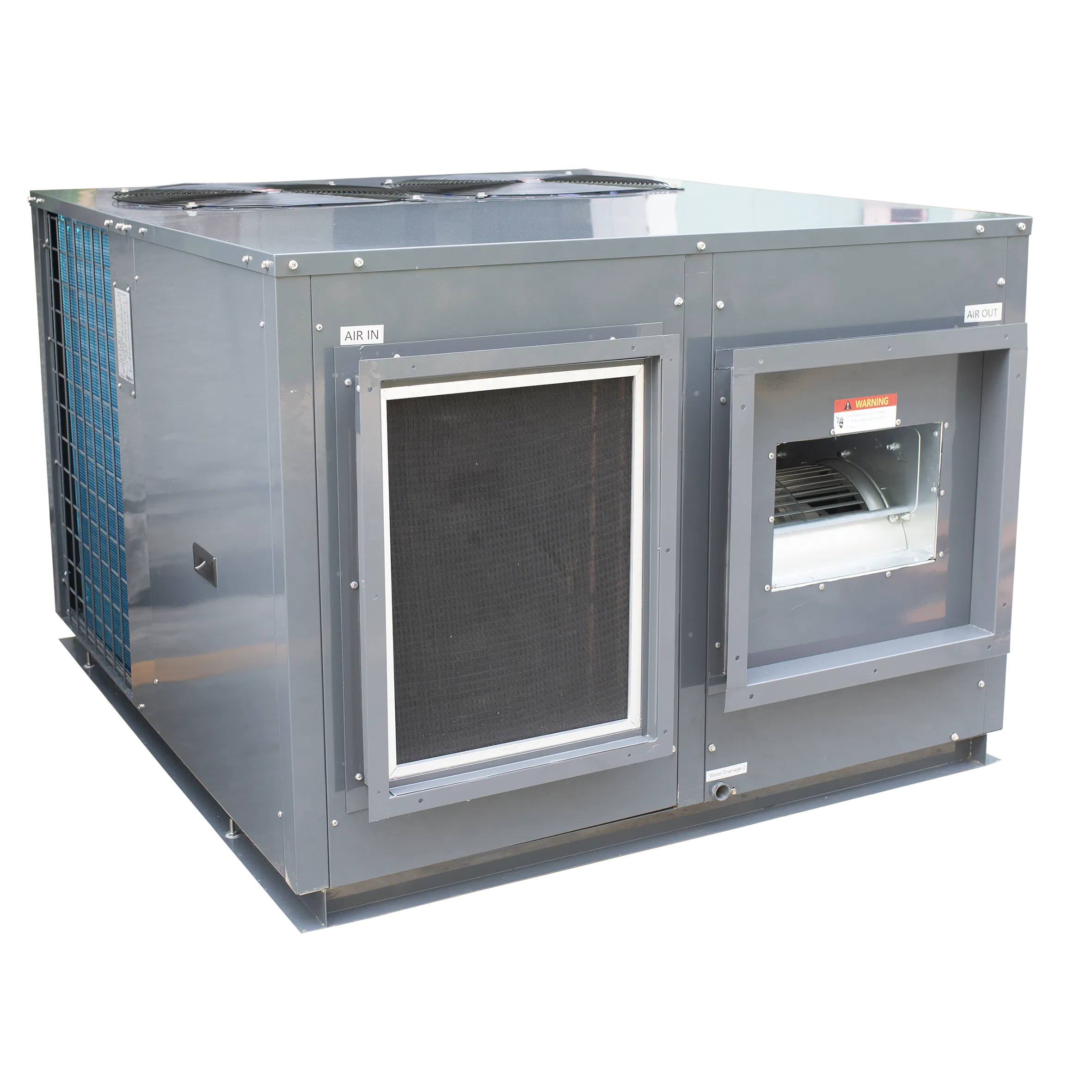 Factory Supply Growlink R454b 36kw Industrial Heating Chiller Dehumidifying Commercial Roof DC Inverter Air to Air Conditioner Heater Cooler Thermal Pump -15dg