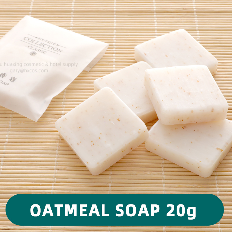 Premium Oatmeal Hotel Soap - Custom Logo Support & Certifications