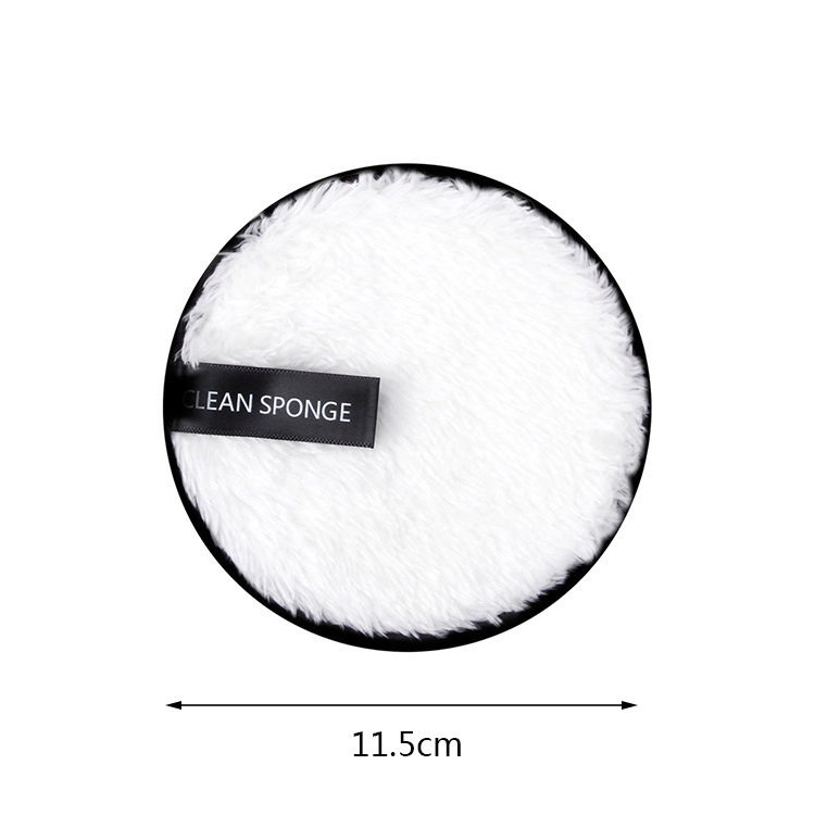 Reusable Microfiber Makeup Remover Sponge Facial Cleansing Pad Cosmetic Powder Puff
