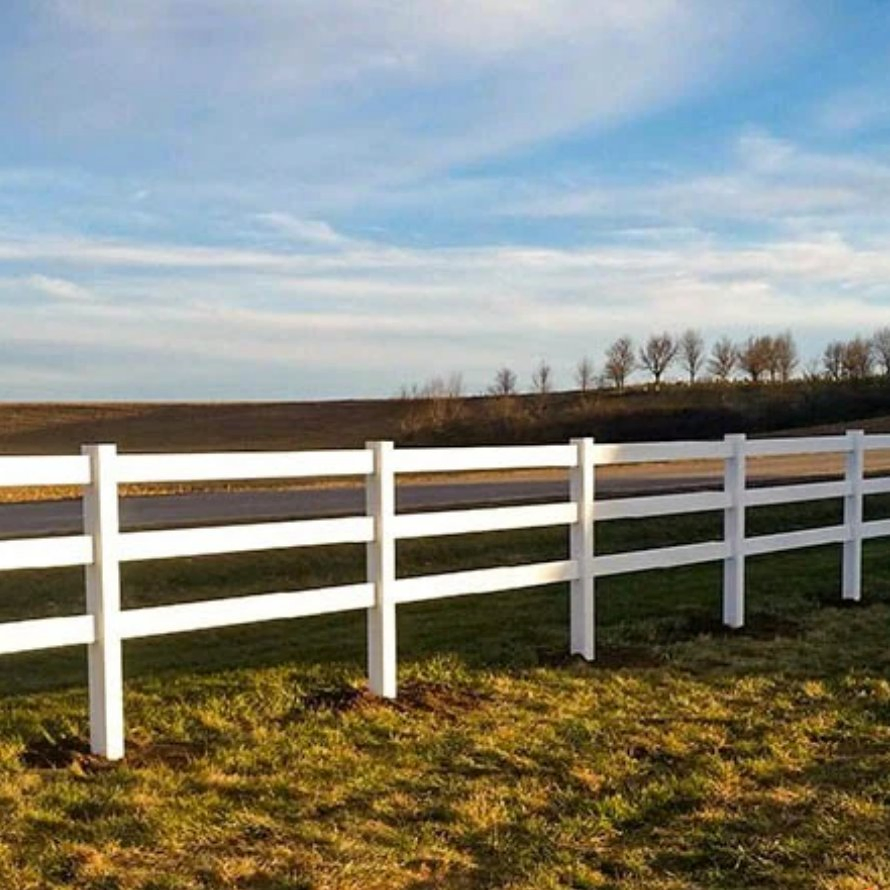 Premium Plastic Vinyl PVC Ranch Fence for Sheep Horse Farm Fencing