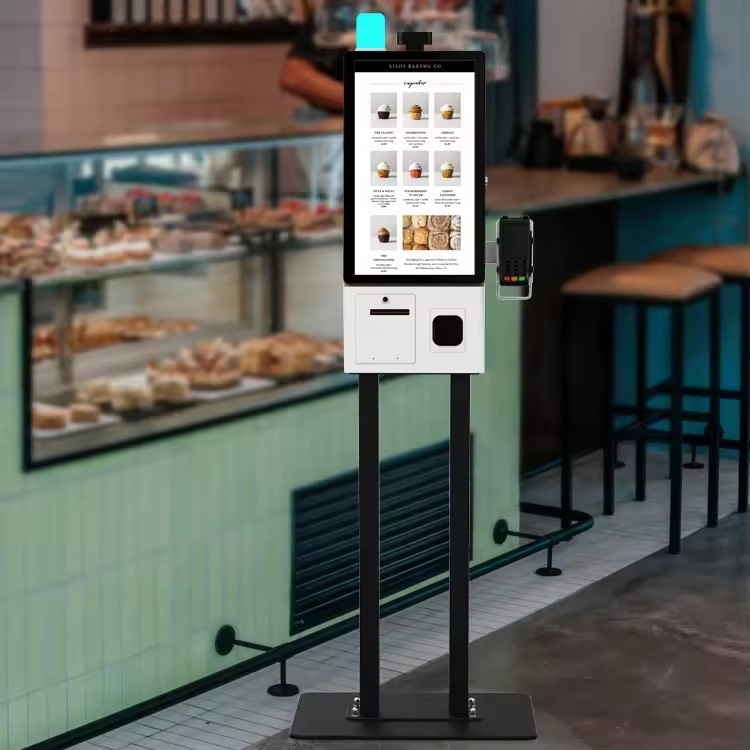 Automatic Touch Screen Self-Service Payment Kiosk Food Self Ordering Machine for Restaurant