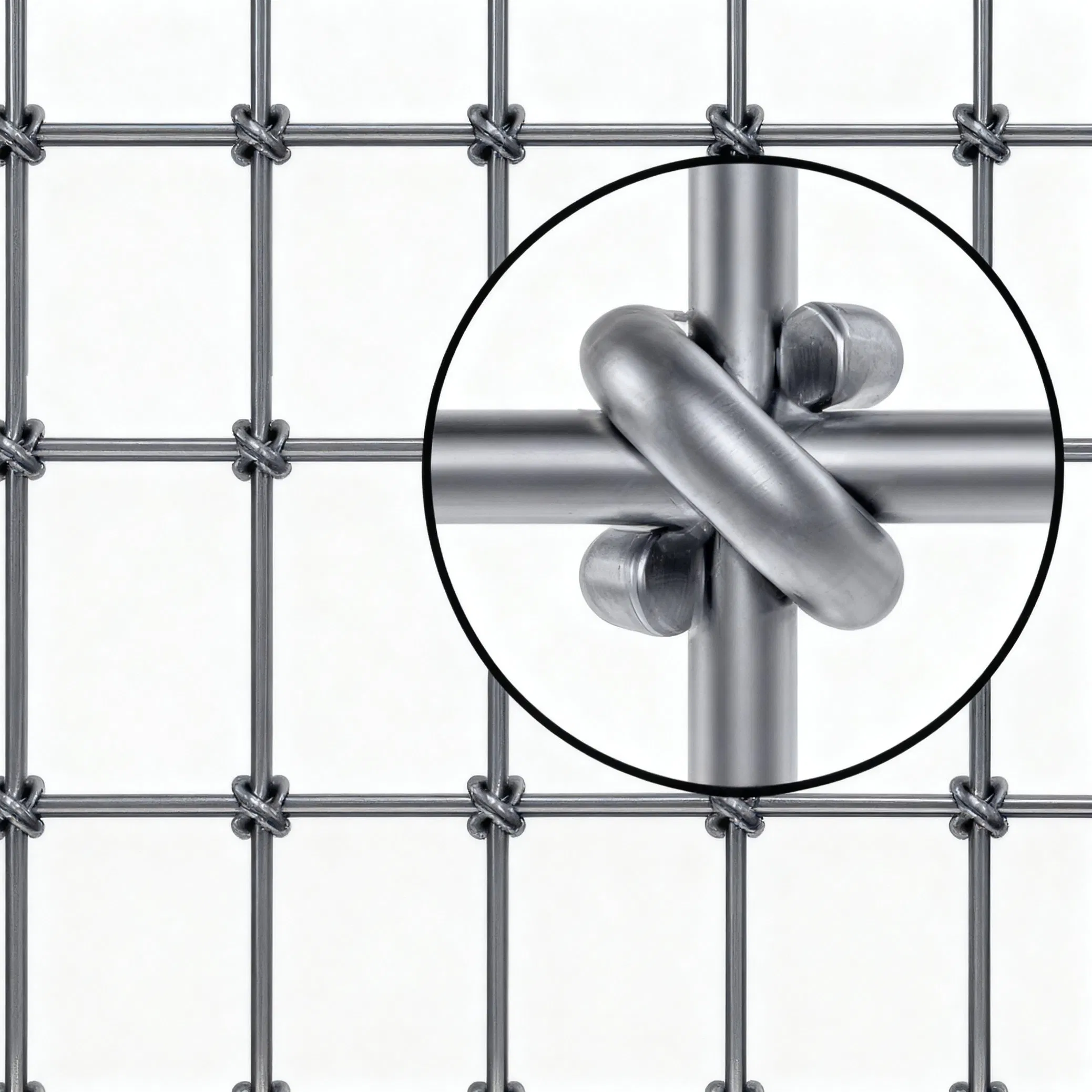 Heavy-Duty Farm Field Fencing Square Knot Filed Fence Anti-Corrosion Galvanized Steel Fence