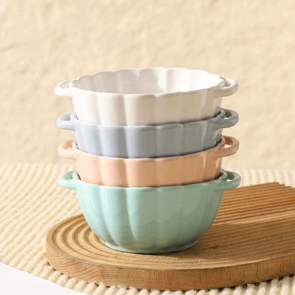 Strong Load Bearing Capacity High Hardness Ceramic Bowl for Restaurants