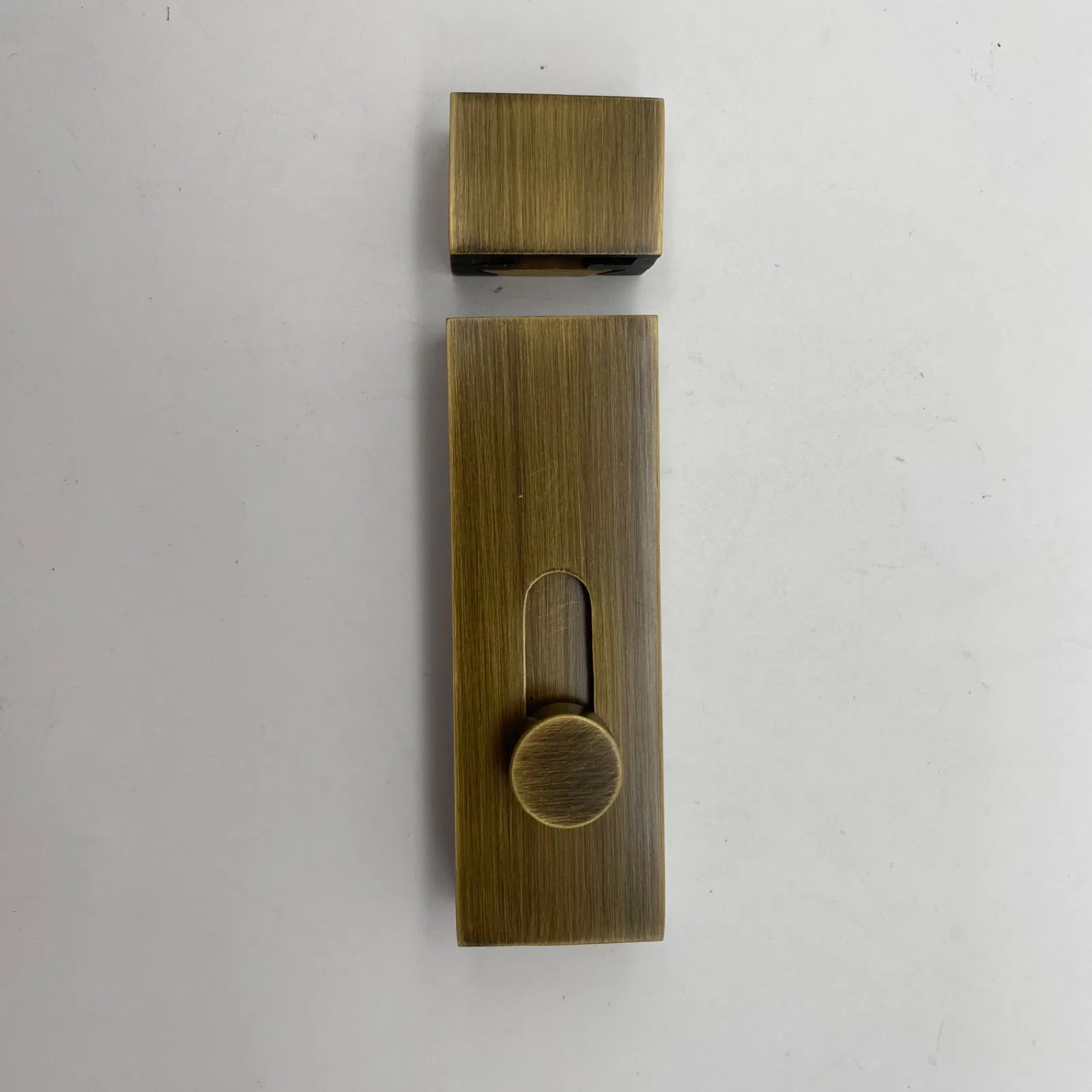 Antique Brass Square Section Barrel Bolt Door Bolt