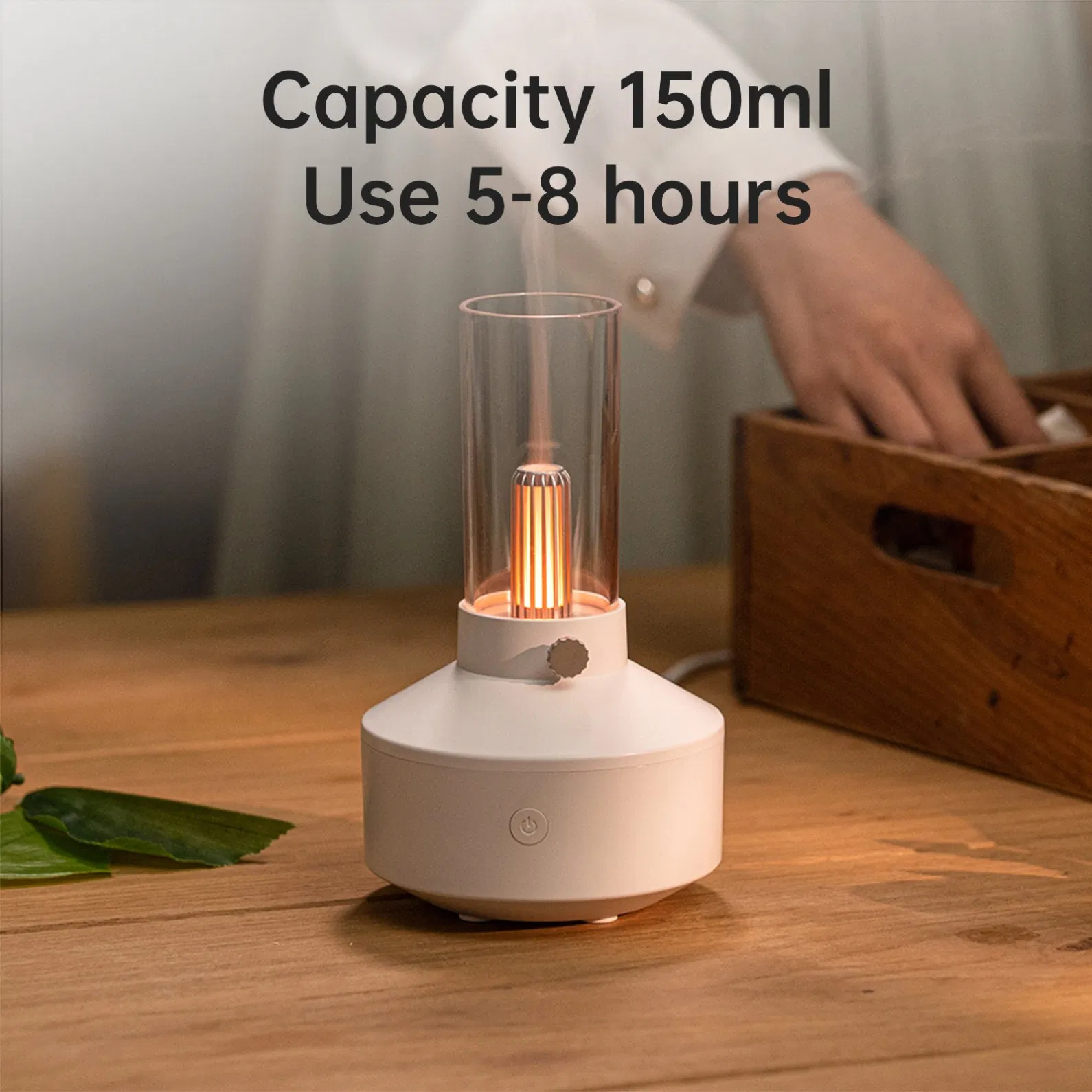 2024 New Simple Retro Design Style Diffuser for Home Essential Oil Humidifier