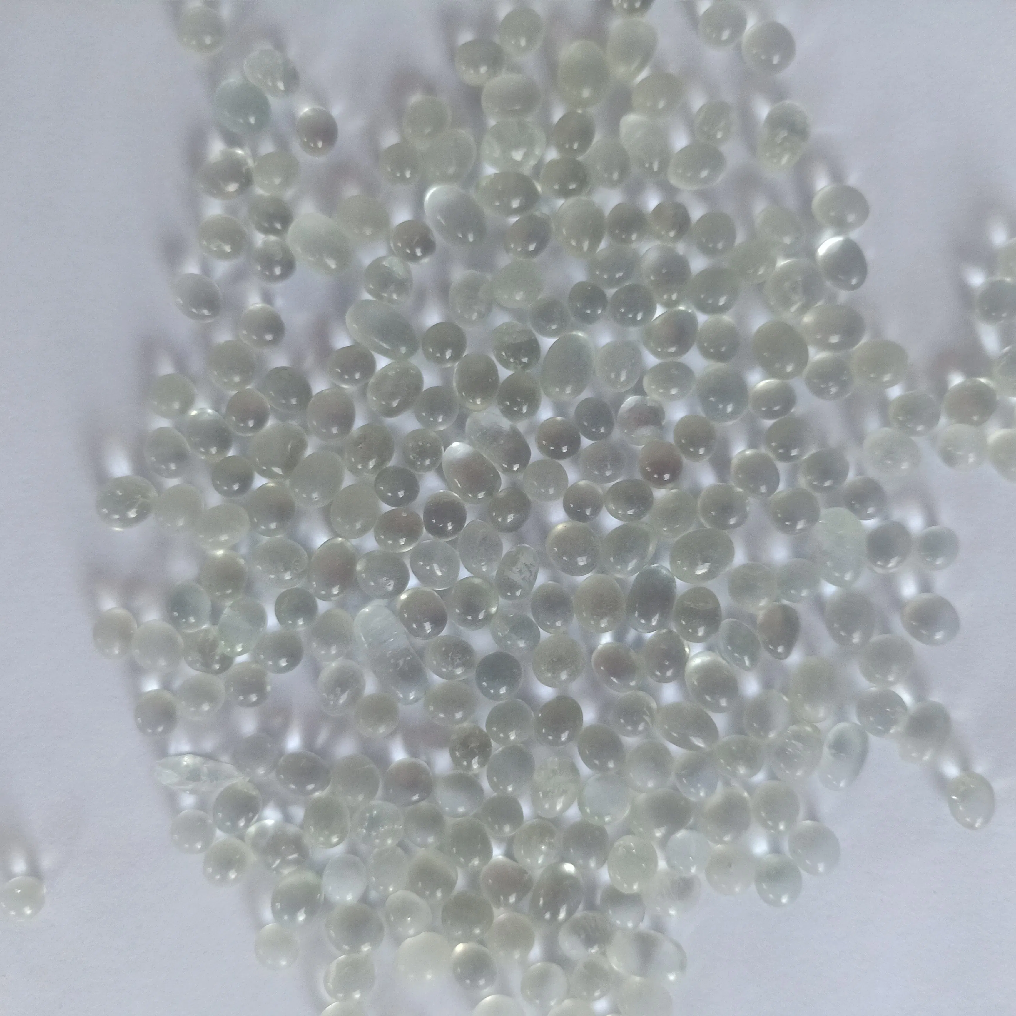 Transparent Solid Structure Glass Beads Outdoor Industrial Usage