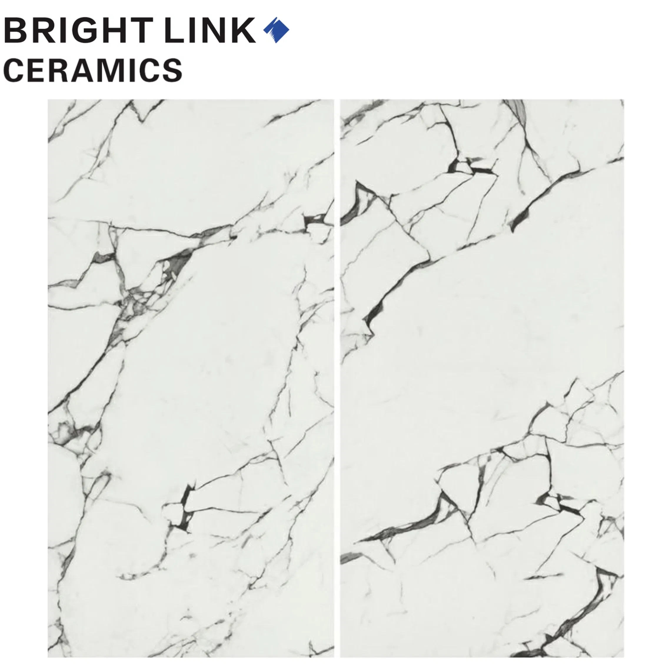 Керамогранитная плитка 600x1200 мм, глянцевая, под мрамор