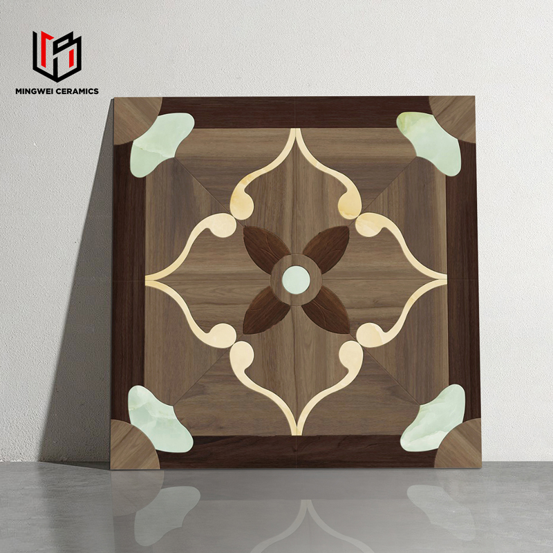 Керамогранит 600x600 мм под старинный мрамор, антискользящий