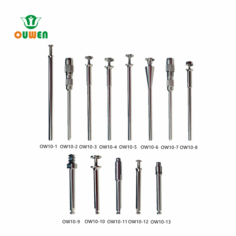 Ouwen Ow-10-1 Stainless Steel Dental Micro Wheel Accessories Dental Mandrel for Polishing Disc