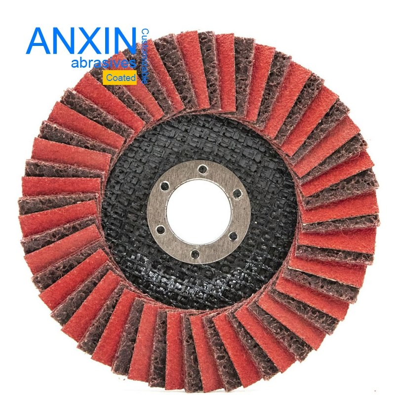 Лепестковый круг 4 дюйма для полировки нержавейки